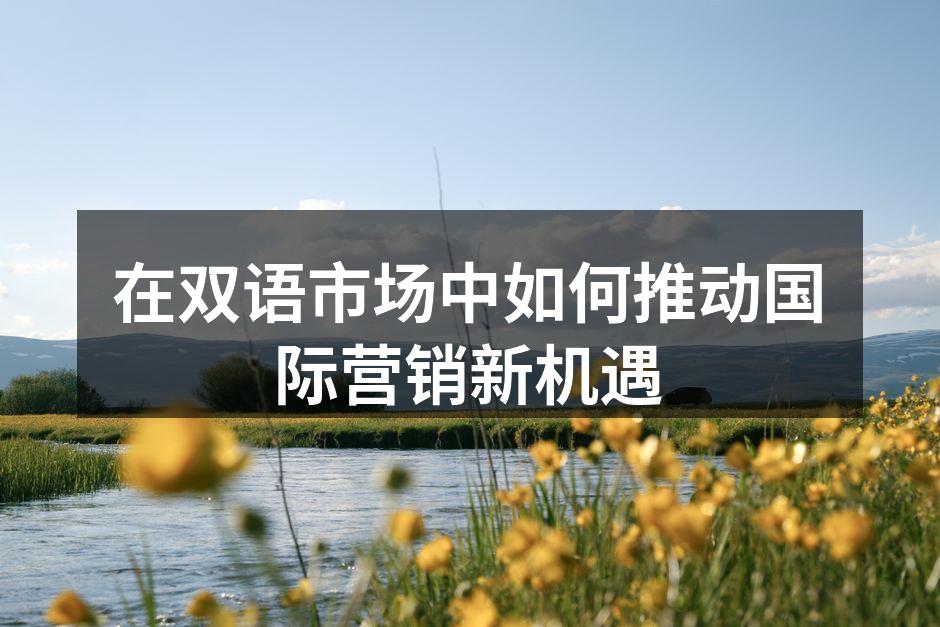 双语市场的潜力无限